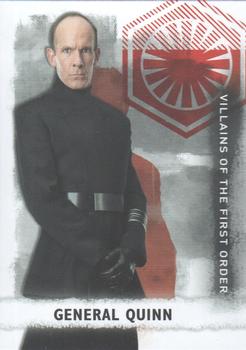 2020 Topps Star Wars: The Rise of Skywalker Series 2  - Villains of The First Order #V-6 General Quinn Front