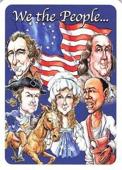 2019 Hero Decks Heroes of the American Revolution Playing Cards #9♦ James Wilson Back