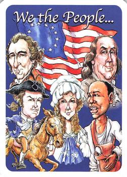 2019 Hero Decks Heroes of the American Revolution Playing Cards #8♥ Baron von Steuben Back