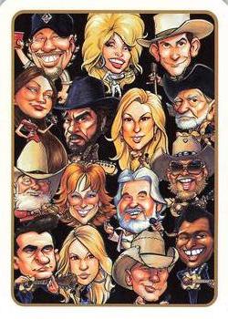 2019 Hero Decks Country Music Legends Playing Cards #6♠ Faith Hill Back