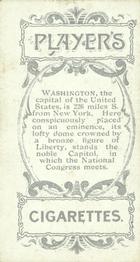 1900 Player's Cities of the World #41 Washington Back