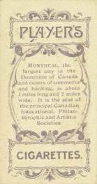 1900 Player's Cities of the World #43 Montreal Back