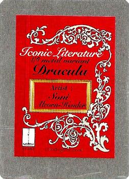2019 Iconic Creations Iconic Literature - Metal #1 Dracula Back