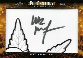 2020 Leaf Metal Pop Century - Pop Century Cuts #PCC-WK1 Wiz Khalifa Front