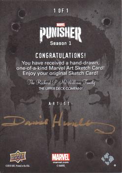 2020 Upper Deck The Punisher Season 1 - Sketch Artists #NNO David Hindelang Back