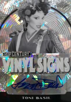 2020 Leaf Metal Pop Century - Vinyl Signs Crystals Silver #VS-TB1 Toni Basil Front
