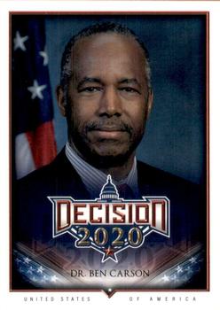 2020 Decision 2020 #470 Ben Carson M.D. Front