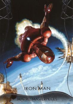 2020 SkyBox Marvel Masterpieces #34 Iron Man Front