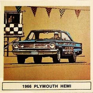1967 BA Gallery of Great Cars - English / French Backs #NNO 1966 Plymouth Hemi Front