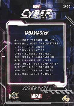 2020 Upper Deck Marvel Cyber #1000 Taskmaster Back