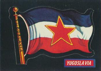 1970 Topps Flags of the World #76 Yugoslavia Front