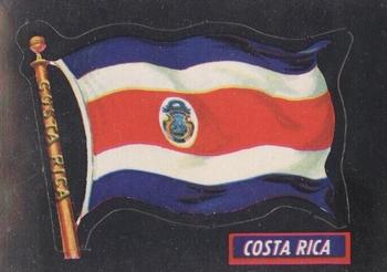 1970 O-Pee-Chee Flags of the World #17 Costa Rica Front