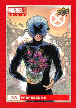 2019-20 Upper Deck Marvel Annual #33 Professor X Front