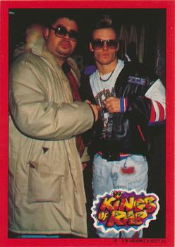 1991 Topps Kings of Rap #39 R.M. Van Winkle & Heavy D Front