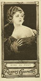 1923 Ringer's Cinema Stars (standard) #1 Miss Du Pont Front