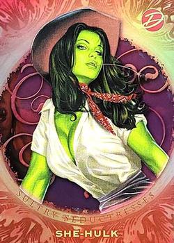 2014 Rittenhouse Marvel: Dangerous Divas 2 - Sultry Seductresses #S18 She-Hulk Front