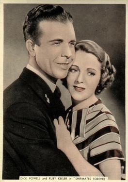 1936 Ardath From Screen and Stage #24 Dick Powell and Ruby Keeler in 