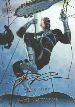 2020 SkyBox Marvel Masterpieces - Gold Foil #52 Nick Fury Front