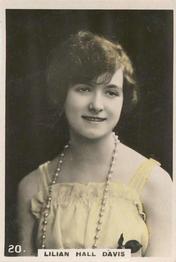 1925 Player's Beauties #20 Lilian Hall Davis Front