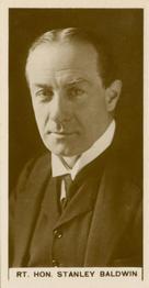 1930 J. Millhoff In the Public Eye #13 Rt. Hon. Stanley Baldwin Front