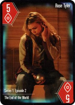 2004 Cartamundi Doctor Who Playing Cards #5♦ Rose Tyler Front