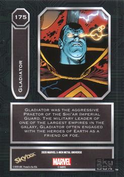 2021 SkyBox Metal Universe Marvel X-Men #175 Gladiator Back