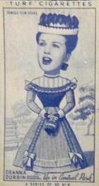 1949 Turf Famous Film Stars #6 Deanna Durbin Front