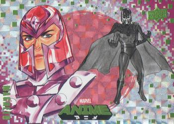 2020 Upper Deck Marvel Anime - Hyper Mosaic #22 Magneto Front