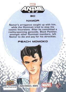 2020 Upper Deck Marvel Anime - Hyper Mosaic #30 Namor Back