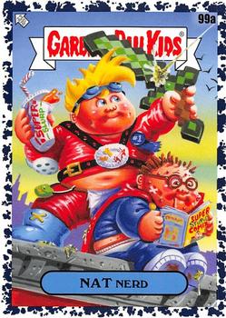 2020 Topps Garbage Pail Kids 35th Anniversary - Bruised Black #99a Nat Nerd Front
