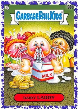 2020 Topps Garbage Pail Kids 35th Anniversary - Jelly Purple #90b Dairy Larry Front