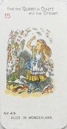 1930 Carreras Alice in Wonderland (Small) #43 Alice in Wonderland Front