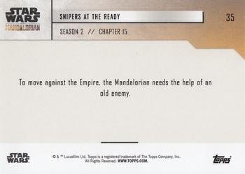 2020 Topps Now Star Wars: The Mandalorian Season 2 #35 Snipers at the Ready Back
