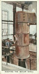1930 Ogden's Construction of Railway Trains #19 Riveting the Boiler Shell Front