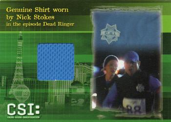 2006 Strictly Ink CSI Series 3 - Costumes #CSIC3-C3 George Eads Front