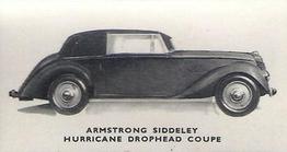 1949 Kellogg's Motor Cars (Black and White) #7 Armstrong Siddley - Hurricane Drophead Coupe Front