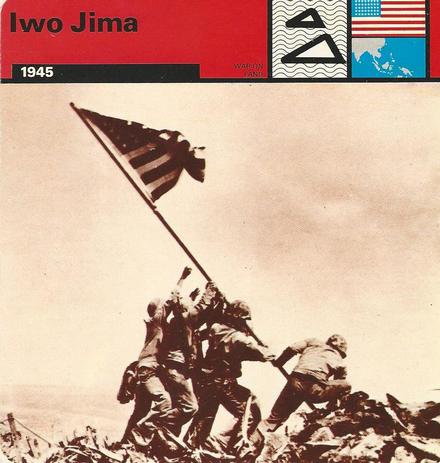 1977 Edito-Service World War II - Deck 04 #13-036-04-10 Iwo Jima Front