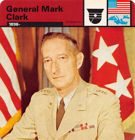 1977 Edito-Service World War II - Deck 24 #13-036-24-19 General Mark Clark Front