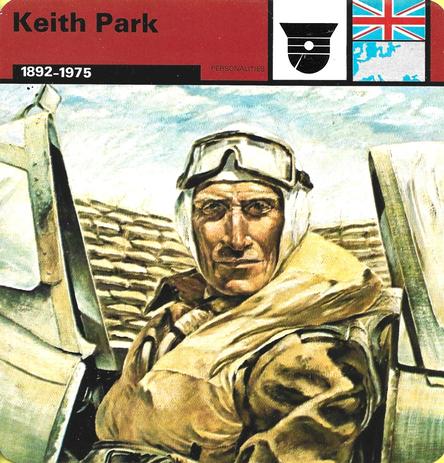 1977 Edito-Service World War II - Deck 61 #13-036-61-11 Keith Park Front