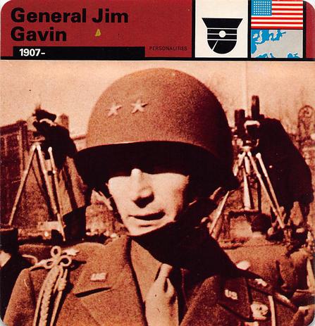 1977 Edito-Service World War II - Deck 32 #13-036-32-21 General Jim Gavin Front