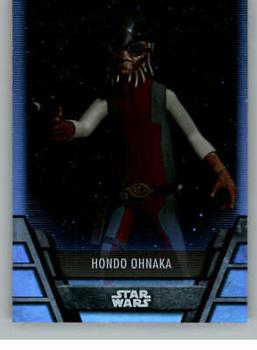 2020 Topps Star Wars Holocron Series - Foilboard #N-20 Hondo Ohnaka Front