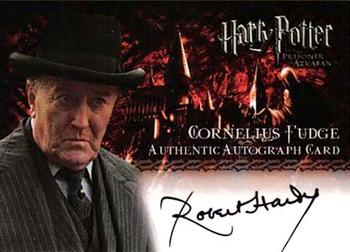 2004 ArtBox Harry Potter and the Prisoner of Azkaban - Autographs #NNO Robert Hardy Front