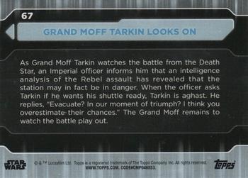 2021 Topps Star Wars: Battle Plans #67 Grand Moff Tarkin Looks On Back