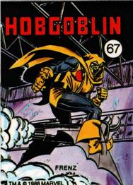 1986 Comic Images Official Marvel Universe Stickers #67 Hobgoblin Front