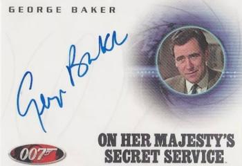 2006 Rittenhouse James Bond Dangerous Liaisons - 40th Anniversary Autographs #A67 George Baker Front