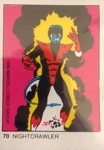 1980 Terrabusi Marvel Comics Superhero (Spain) #70 Nightcrawler Front