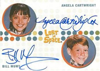 2005 Rittenhouse The Complete Lost in Space - Limited Edition Signatures Dual #NNO Bill Mumy / Angela Cartwright Front
