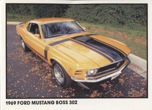1989 Muscle Cars #16 1969 Ford Mustang BOSS 302 Front