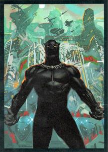 2020 Panini Marvel 80 Years Stickers #152 Black Panther #1 Front