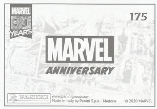 2020 Panini Marvel 80 Years Stickers #175 Iron Man Back
